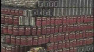 Sculptures Made of Canned Food