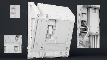 Kerrigan#05 - Pannel - Finessed Hard Surface Modeling - Tutorial and Model - Trailer