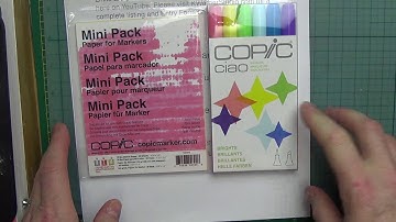 Copic Marker Giveaway - Celebrate 1500 Subscribers - Ciao Brights
