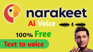 Ai Voice kaise banaye || Text to speech | Narakeet se voice kaise Banaye