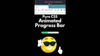 How to Create Simple Animated Progress Bar Using CSS | CSS Tricks | Codewithfaraz