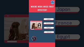 Where were wigs first invented? #shorts #youtubeshorts #fashionhistory #beautytrends #inventions