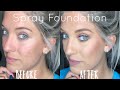 Flawless Face Using Spray Foundation - Younique Makeup Tutorial