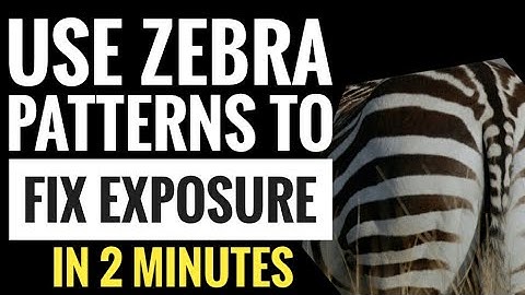 Tutorial: Zebra Patterns on Panasonic Lumix