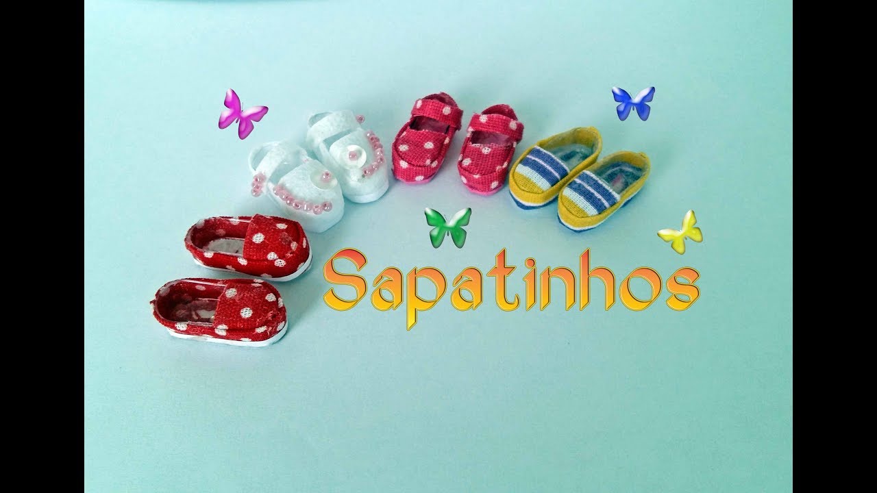Como fazer sapatinhos para Barbie usando cartela de remédios