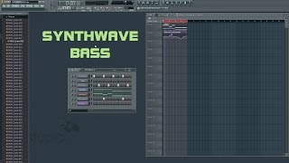 SYNTHWAVE BASS TUTORIAL HOW TO MAKE BASSLINES 80 RETRO FL STUDIO