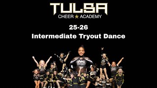 25-26 Intermediate Tryout Dance