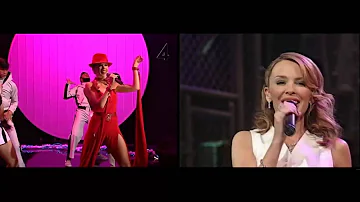 Kylie Minogue - Can't Get You Out Of My Head - (Live Tv4 Sen Kväll Med Luuk 2001 - SNL 2002)