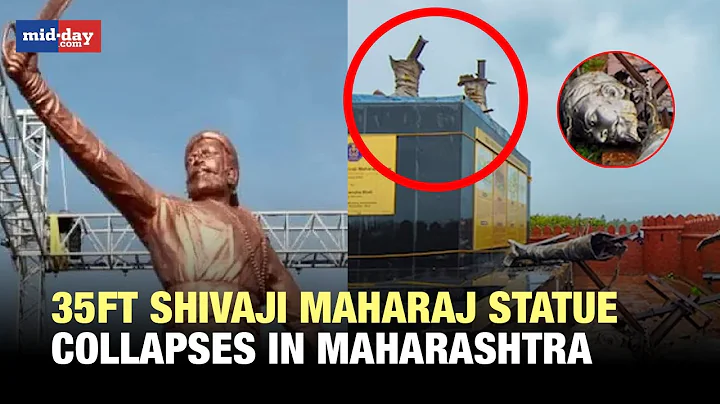 Chatrapati Shivaji Maharaj statue collapses in Maharashtra, was inaugurated by PM Modi in 2023
