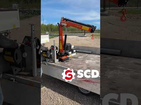 Grue Hydraulique EVOLIFT 110 2H Sur Remorque SCD équipements