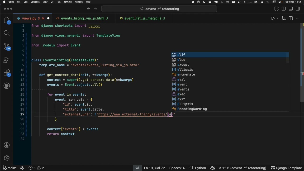 Advent of Refactoring #9 - Data to JS
