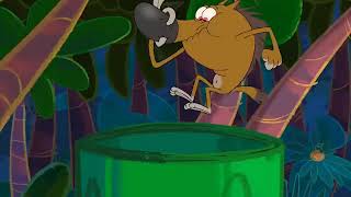 Zig And Sharko - Zig Jumps Into A Pipe With Bernie