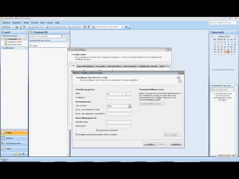 Hoe moet ik mijn mail instellen?