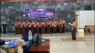 Juara 1 Paduan Suara Mars Jayalah Pramuka 