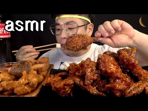 먹방창배tv <strong>달밤에</strong> 이영상보면 당신은지금치킨이땡긴다 맛사운드레전드 chicken mukbang Legend koreanfood asmr