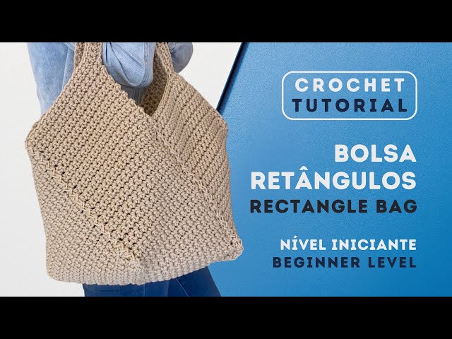 Tutorial asas para bolso tejido a crochet - Crochet handle for bag💜Mayelin  Ros 