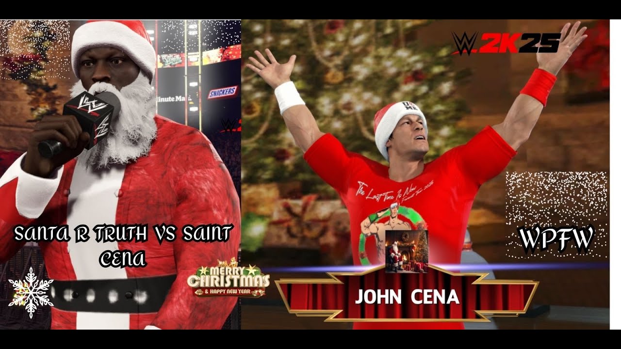 Санта Р-Трут против Сент-Джона Сины 🎄🎅 |Обычный матч| Представлено WPFW
