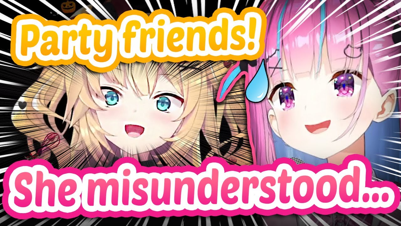Aqua Finds Out She's Now Haachama's Party Friend... 【ENG Sub Hololive】