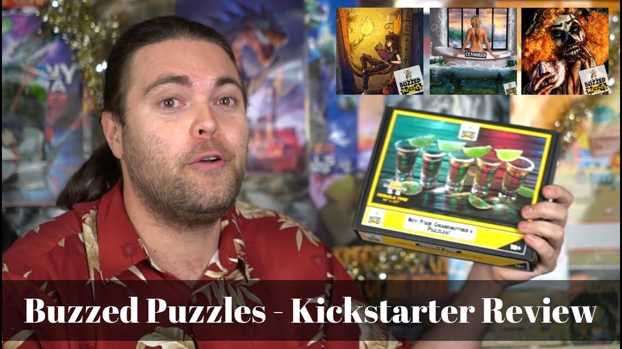 Buzzed Puzzles Kickstarter Game Review YouTube