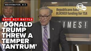 FULL: Schumer slams Trump, Republicans for trying to pass SAVE Act to end DHS shutdown