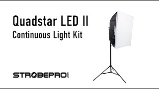 Quadstar LED II Continuous Light Kit