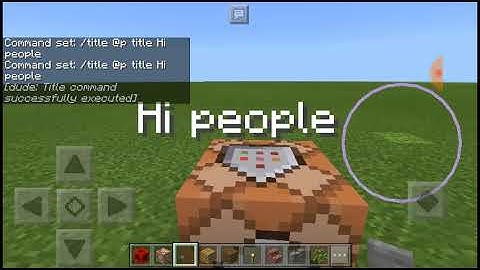 EPIC MCPE COMMAND  BLOCK TRICK