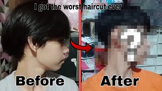 i got the worst haircut ever || I've reached 200 subs so I'm going to get a haircut