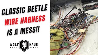 Classic VW Wiring Harness Repair and Clean Up
