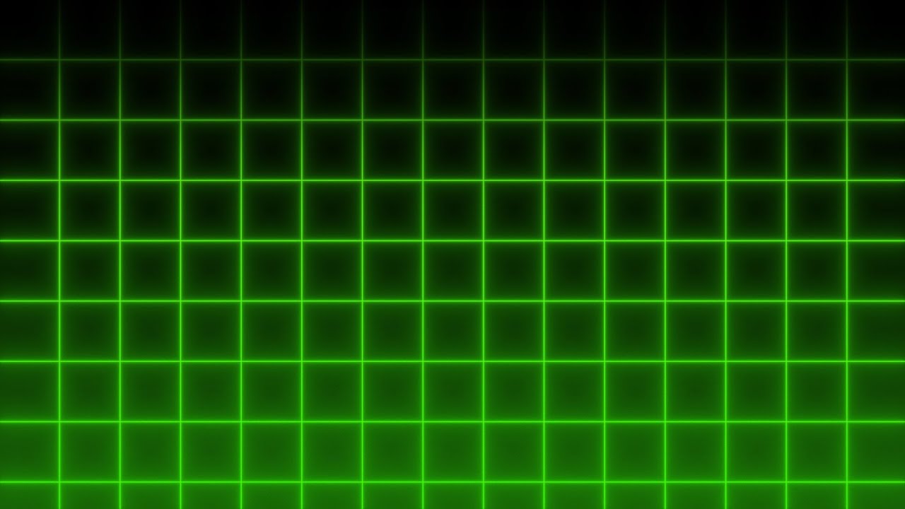 Green Digital Glow Grid Animation Loop | Motion Background | 4K | 60FPS | Free Download