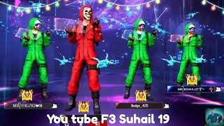 FREE FIRE 😈GAME OF the video new video foll🥰|video_#_2|Song#f3 #suhail #19.