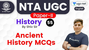 NTA UGC NET 2020 (Paper-2) | History by Shiv Sir | Ancient History MCQs
