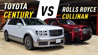 NEW 2024 Toyota Century SUV vs. RollsRoyce Cullinan | World's Most Luxury SUVs Battle