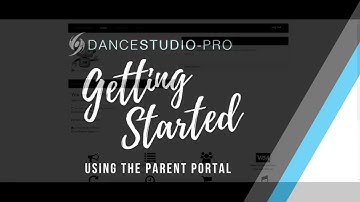 Dance Studio- Pro - Using the Parent Portal