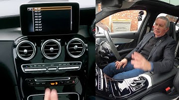 How to set the sat nav in a 2018 Mercedes Benz GLC