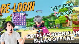 KITA BALIK LOGIN LAGI LUNA NEW WORLD TAPI ....