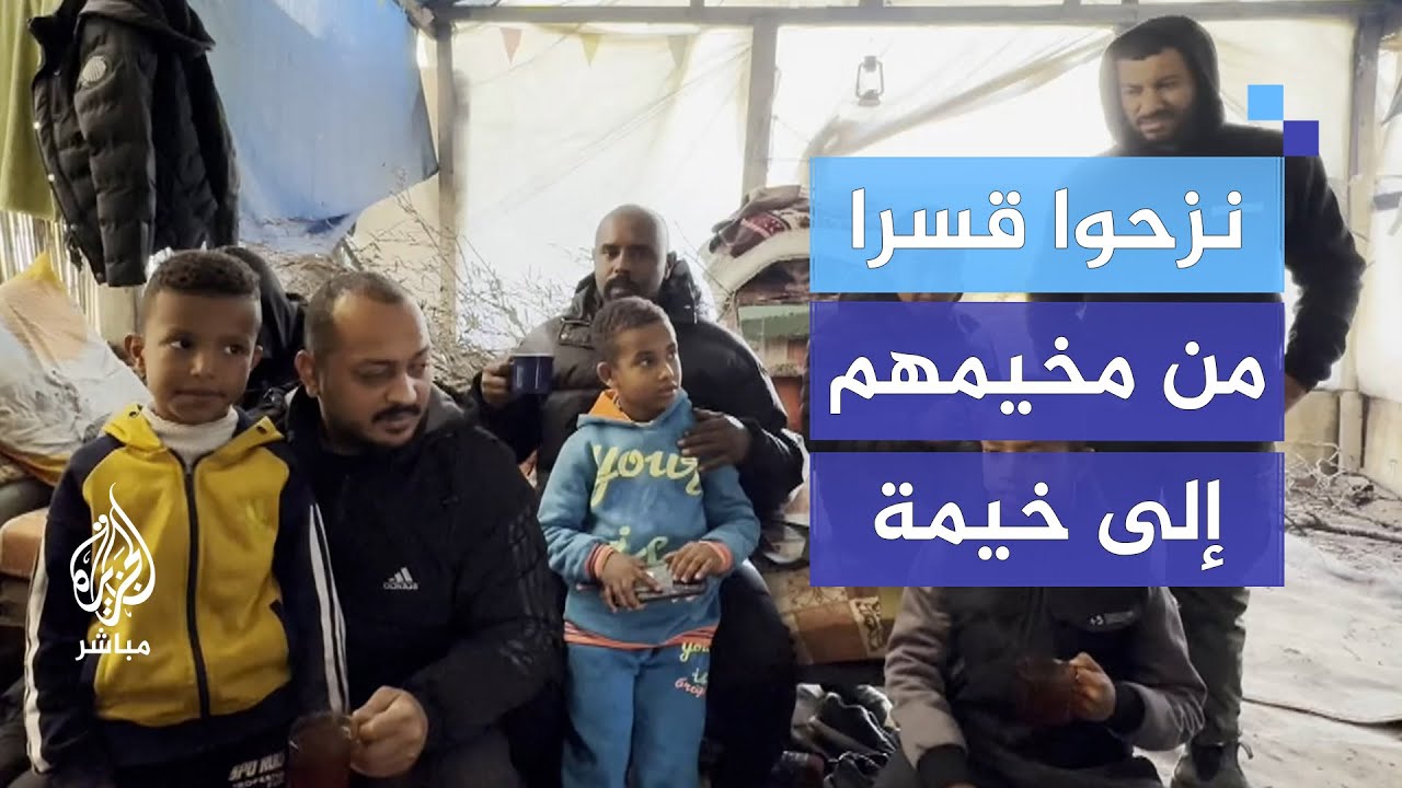 أهالي في طولكرم نزحوا قسرا من مخيمهم إلى خيمة في ظل ظروف إنسانية صعبة