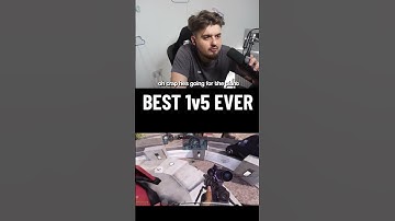 He claims this is the best 1v5 ever in COD Mobile...