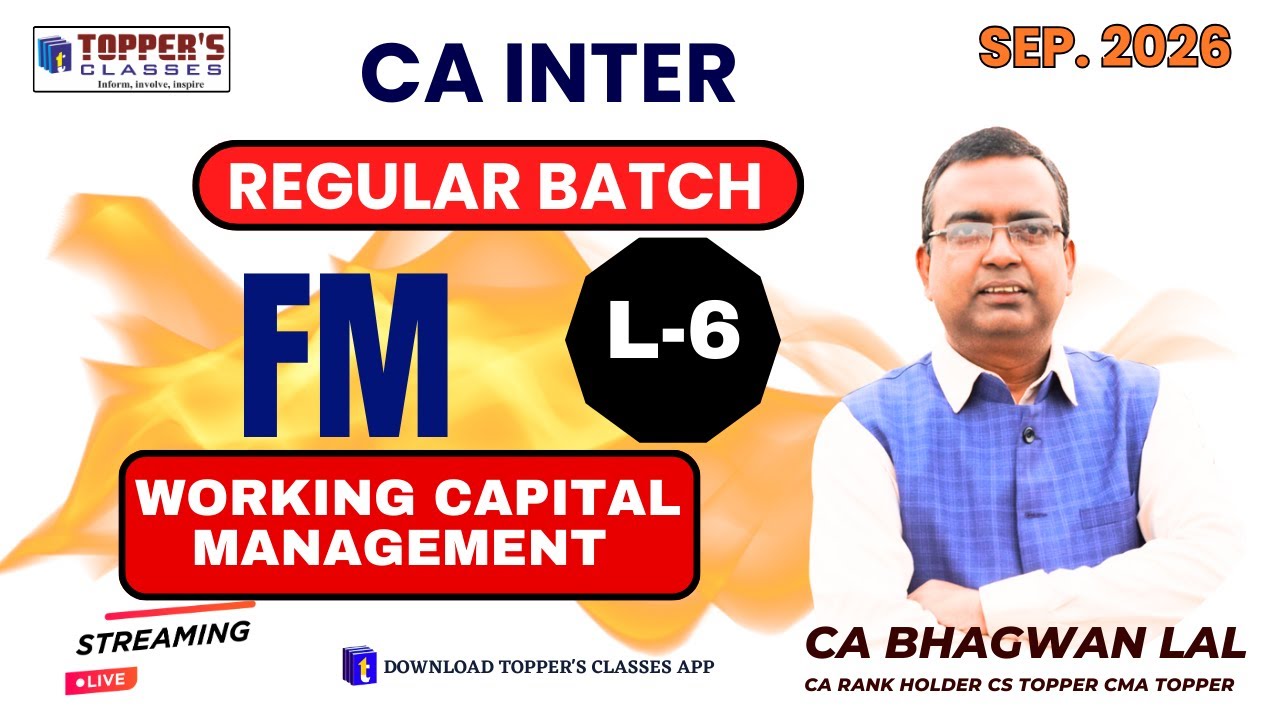 CA INTER FM  /WORKING CAPITAL MANAGEMENT  /  15-01-2026