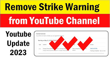How To Remove Community Warning Strike From YouTube Channel | How to remove youtube warning strike