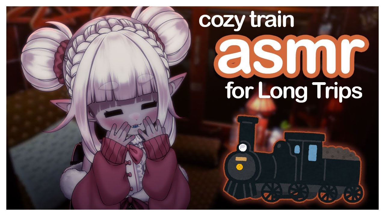 🔴 LIVE ASMR for Long-Trips | 💤Cozy & Luxurious Train Compartment🚂| Trigger Words + Comfort