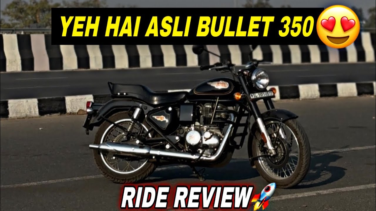 2026 Bullet 350 Ride Review | Royal Enfield Bullet 350 Battalion Black ...