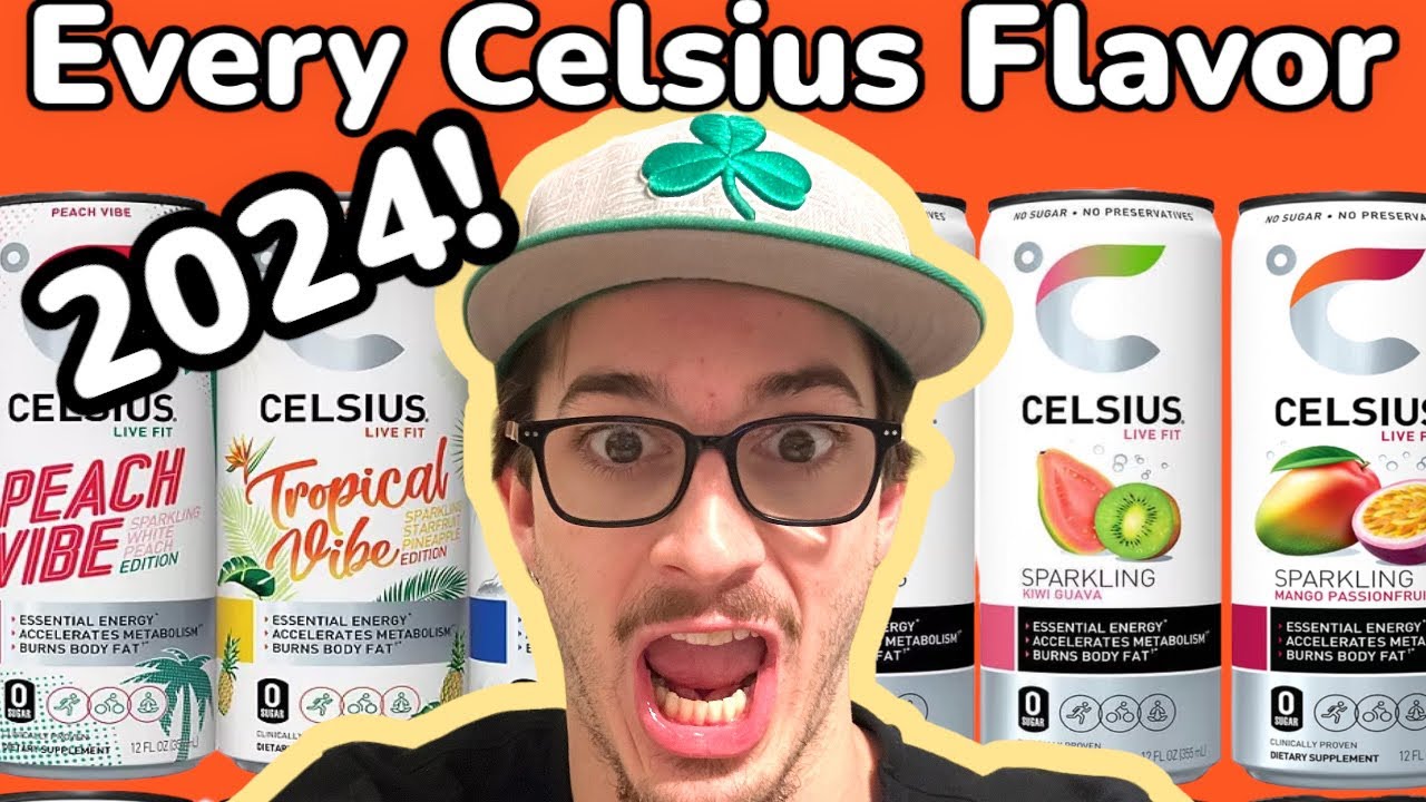 We Tried Every Celsius Flavor! (2024 Edition) - YouTube