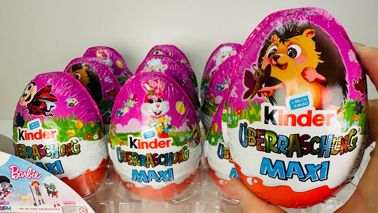 Kinder MAXI 2025 Rosa Barbie Easter Ostern Пасха Розовые Барби