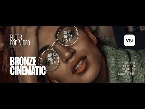 Bronze Cinematic Filter For VN Editor, Premiere Pro, Final Cut, Davinci Resolve | Free LUT Included