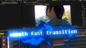 After Effect - smooth fast transitions - AMV Tutorial