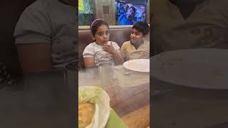Chinese sizzler plate #firstimereaction #kidsvideo #food #funnyvideo