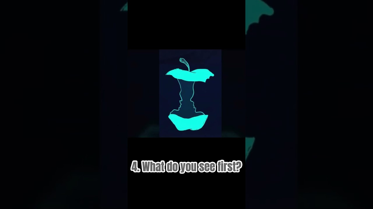 What do you see first? The image you see first says a lot about you