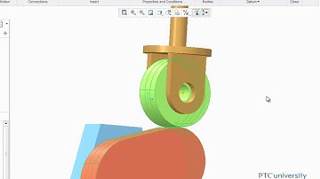 Tutorial  Creating a Cam Follower Connection, Spring   Damper - Creo