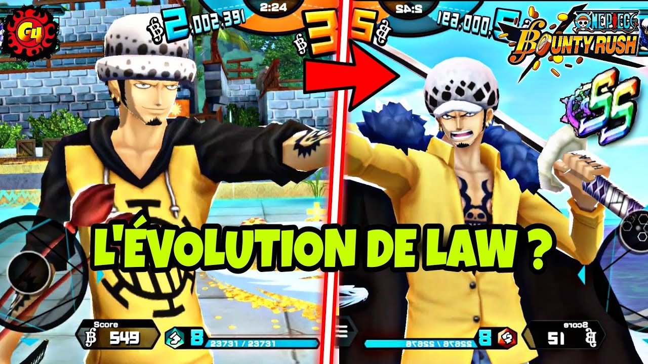 L'ÉVOLUTION DE TRAFALGAR LAW ? UN PERSO AUX CAPACITÉS HORS NORME ! One Piece Bounty Rush| OPBR