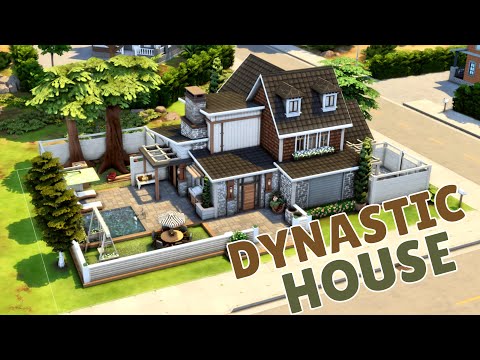 Видео: Мой династийный дом Симс 4 🌳 Dynastic house The Sims 4 | Строительство | NO CC